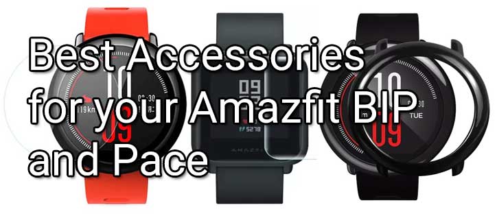 Meilleurs accessoires Amazfit BIP - Amazfit Pace, protecteur d'écran, sangles