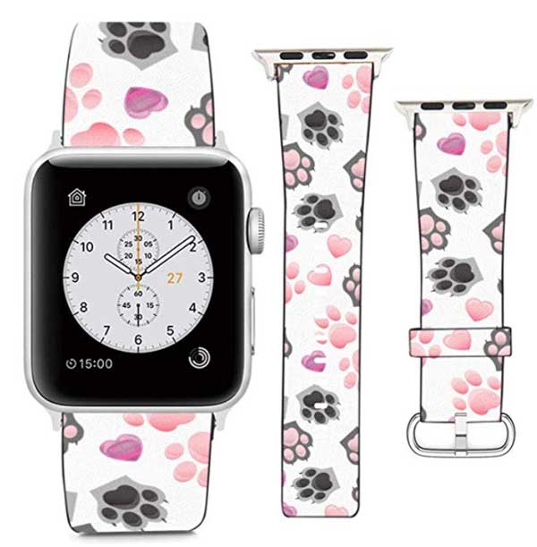 Meilleur bracelet de montre Apple avec motif de chat (2021)