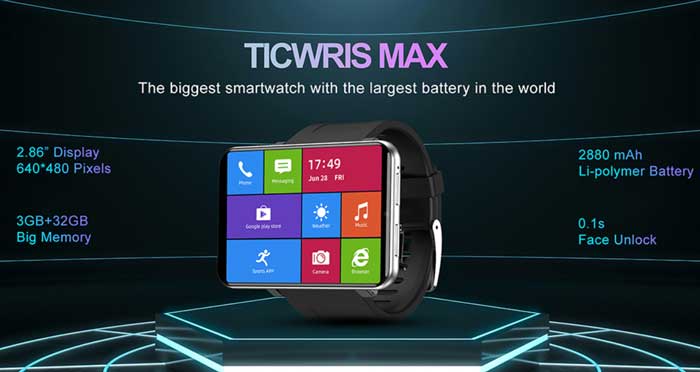 Montre connectée TicWris Max