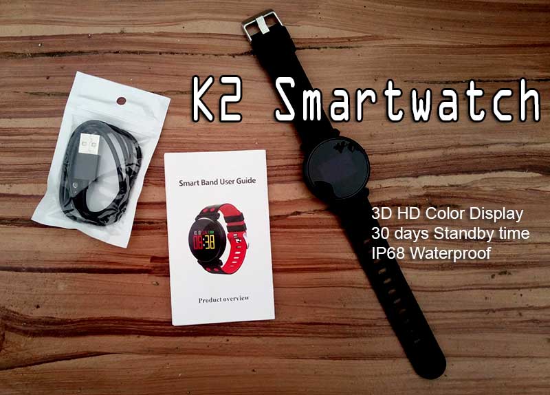 K2 Smartwatch – Montre connectée sportive à la mode abordable