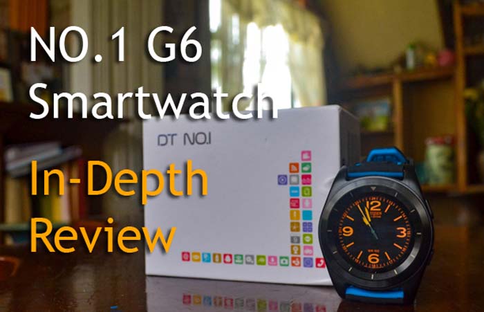 Examen approfondi de la montre intelligente NO.1 G6