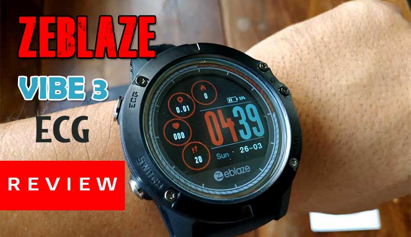 Montre intelligente Zeblaze Vibe 3 ECG – Examen approfondi