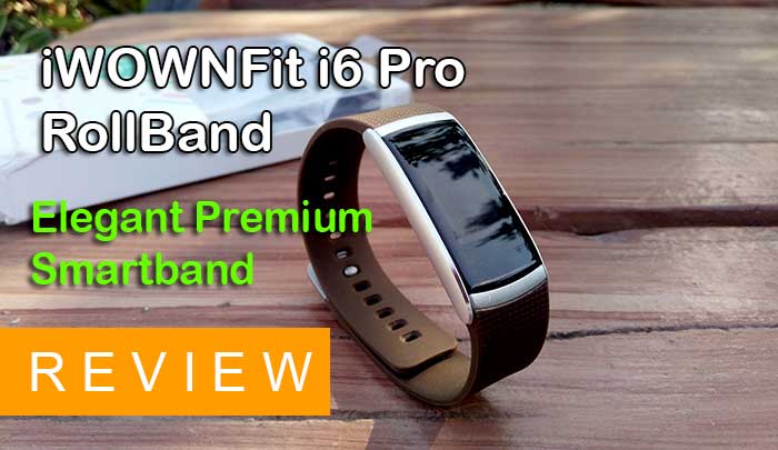 iWOWNFit i6 Pro RollBand - Smartband Premium élégant