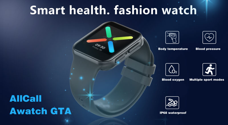 AllCall Watch GTA Smartwatch – Léger et tendance