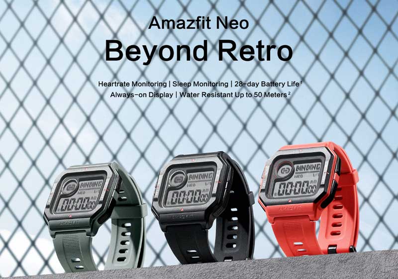 Amazfit Neo Smart Watch - Examen des fonctionnalités