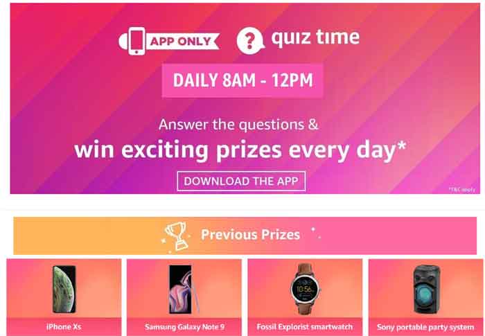 Concours Amazon-Quiz