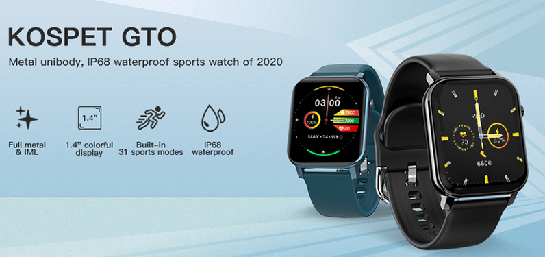 Montre connectée Kospet GTO