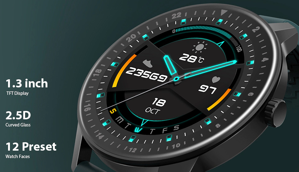 affichage de la montre intelligente Kospet Magic 2