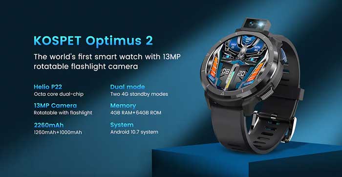 Montre intelligente Kospet Optimus 2 – Examen des fonctionnalités