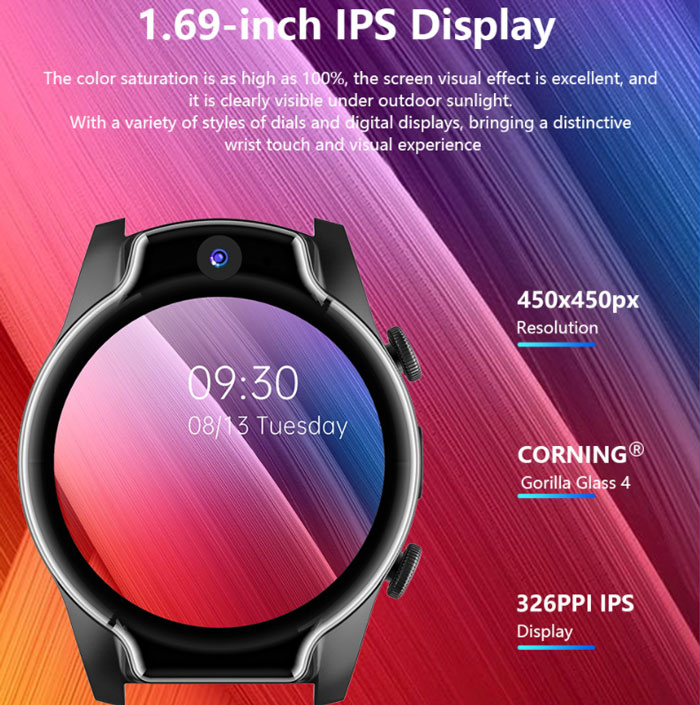 affichage-de-LEMFO-LEM14-smartwatch