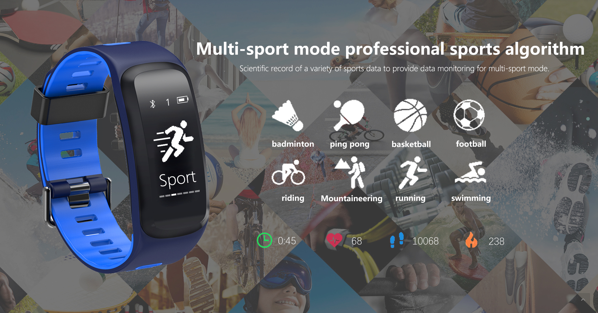 No.1 F4 Multi-Sport Band GiveAway – Au moins 10 gratuit No.1 F4