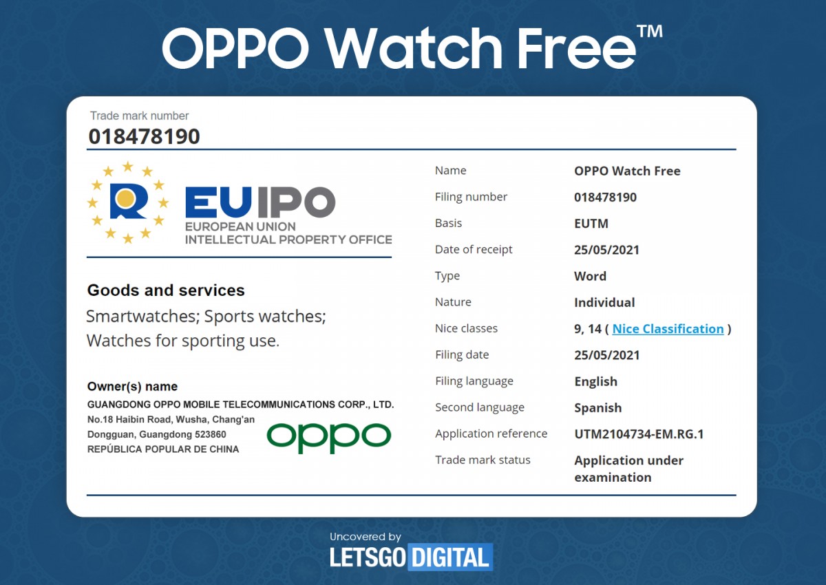 Oppo Watch GRATUIT - Peut-être une montre de sport avec Wear OS