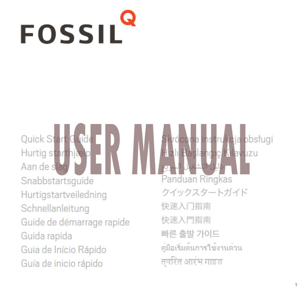 [PDF] Téléchargement du manuel d'utilisation de la montre intelligente hybride Fossil