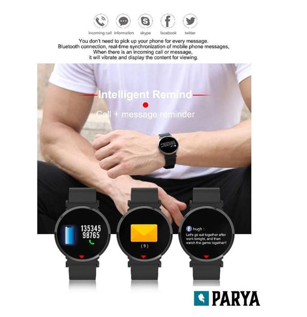 Modèle Parya Smartwatch PP69 - Examen des fonctionnalités