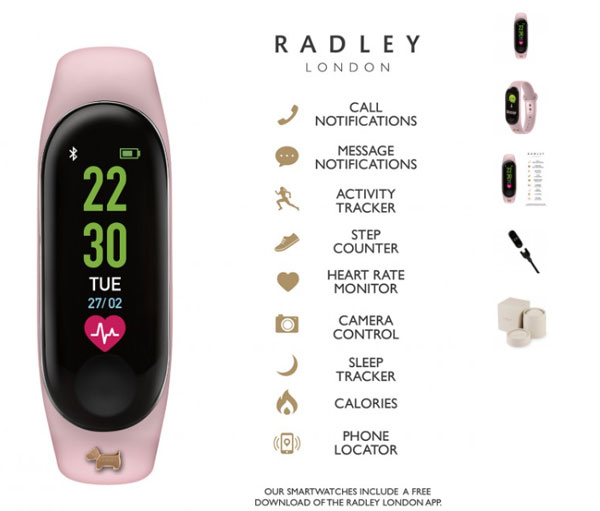 Radley London Fitness Tracker – Un portable léger et à la mode