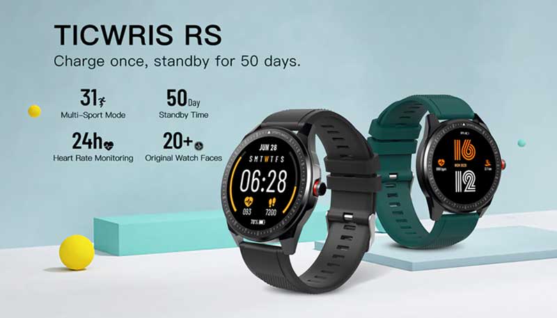Montre connectée Ticwris RS