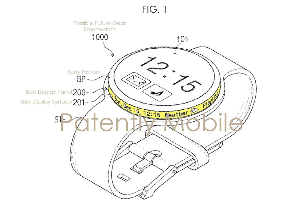 Deux écrans d'affichage pour la prochaine montre intelligente de Samsung ?