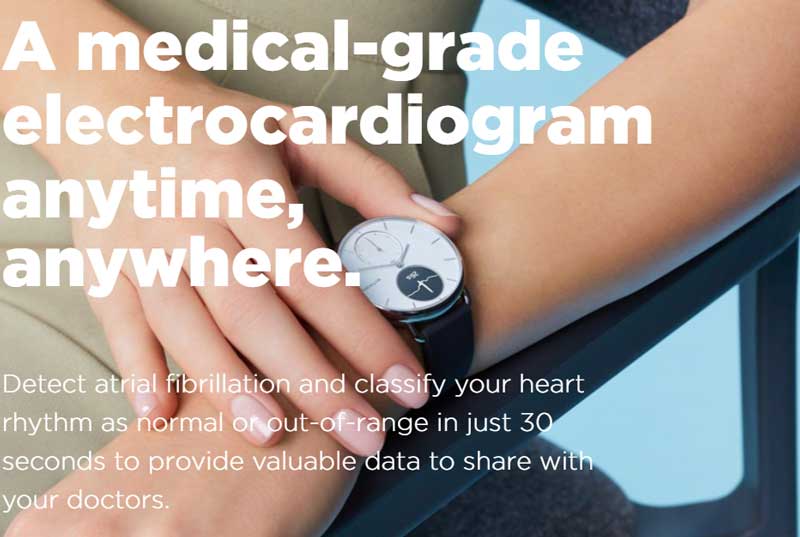 Montre connectée hybride Scanwatch de Withings