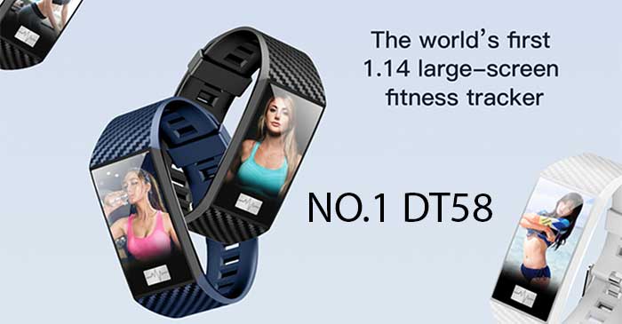 DT No.1 DT58 Le premier tracker de fitness sur grand écran au monde