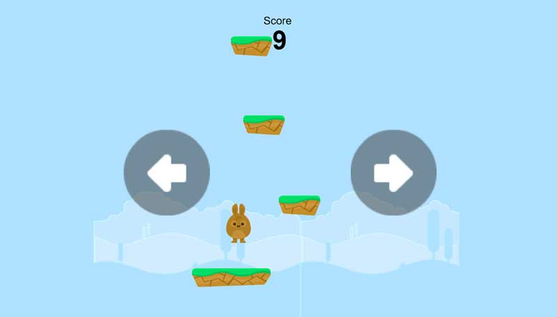 Jouer à l'application Jump