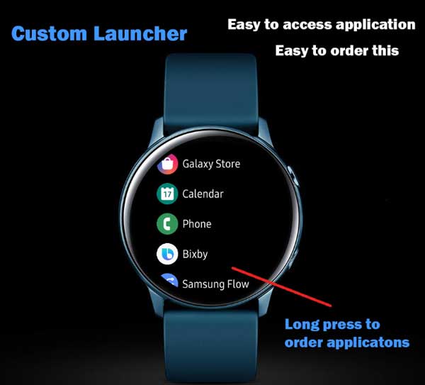Lanceur d'application personnalisé