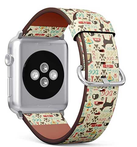 Bracelet de remplacement rétro pour chien pour Apple Watch
