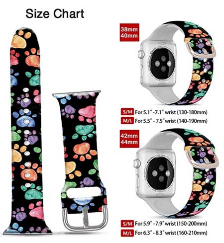 Motif sans fondu en silicone d'empreintes d'animaux mignons