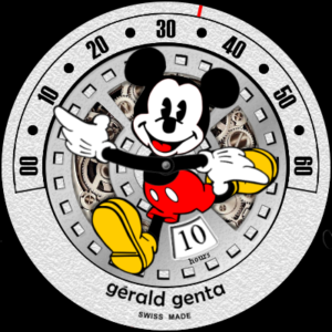mickey-souris-horloge-peau