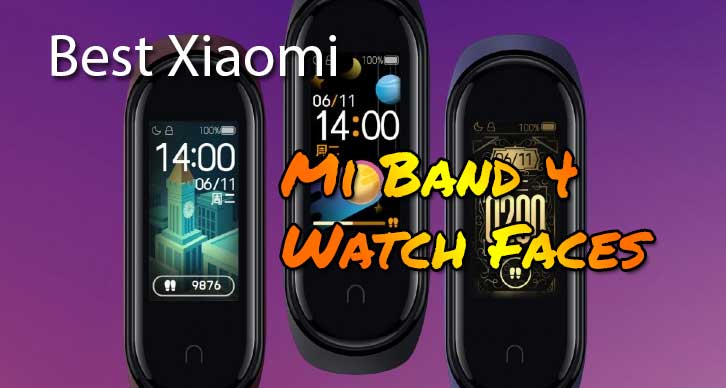 Meilleurs cadrans de montre pour Xiaomi Mi Band 4