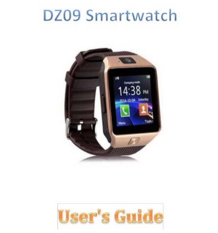 dz09-smartwatch-manuel-utilisateur