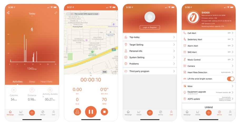 Téléchargement de l'application VeryFit Pro