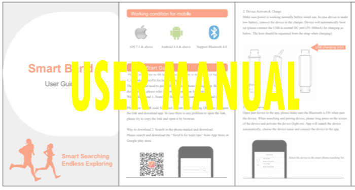 Letscom Fitness Tracker Manual (modèle ID115) PDF Download