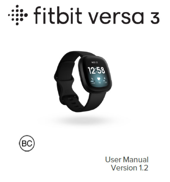 [PDF]Téléchargement du manuel d'utilisation Fitbit Versa 3