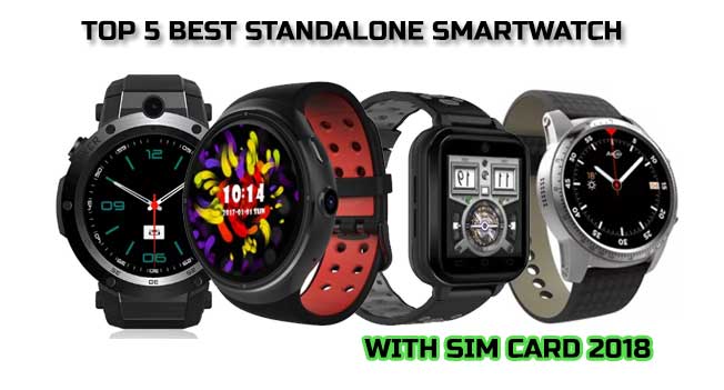 Top 5 des meilleures montres intelligentes autonomes avec carte SIM 2018