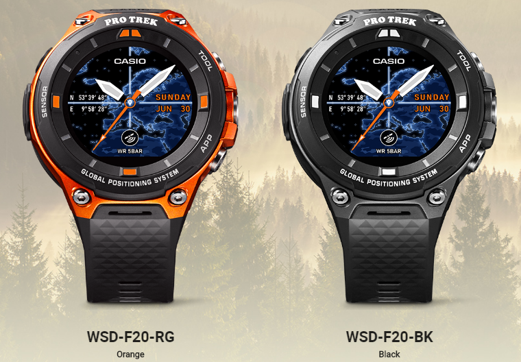 La montre intelligente Casio WSD-F20 ajoute une fonctionnalité GPS
